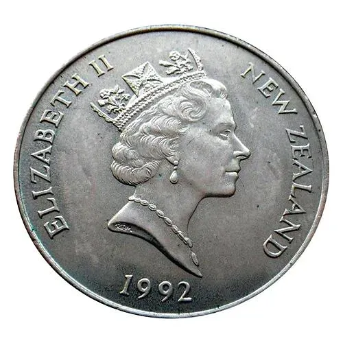5 долларов 1992, Кук [Новая Зеландия]
