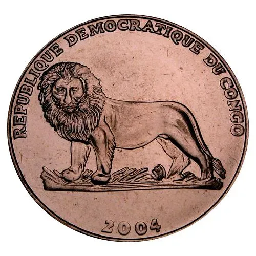 1 франк 2004, Иоанн Павел [Демократическая Республика Конго]