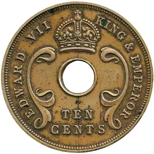 10 центов 1906 [Восточная Африка]