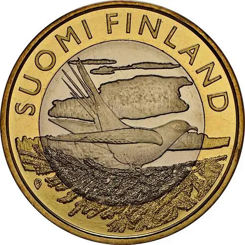 5 евро 2014, Исторические регионы Финляндии. Животные - Карелия [Финляндия]