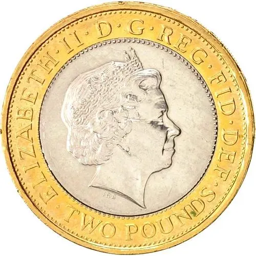 2 фунта 2008, Церемония передачи Олимпийских игр [Великобритания]