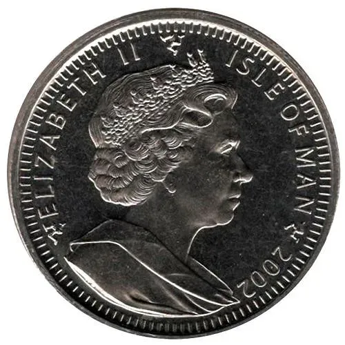 1 крона 2002, Жизнь и время Королевы-Матери - Любовь к лошадям [Остров Мэн]