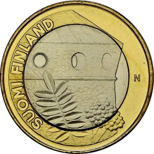 5 евро 2013, Исторические регионы Финляндии. Строения - Савония [Финляндия]