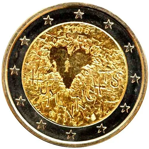 2 евро 2008, 60 лет Всеобщей Декларации Прав Человека [Финляндия]