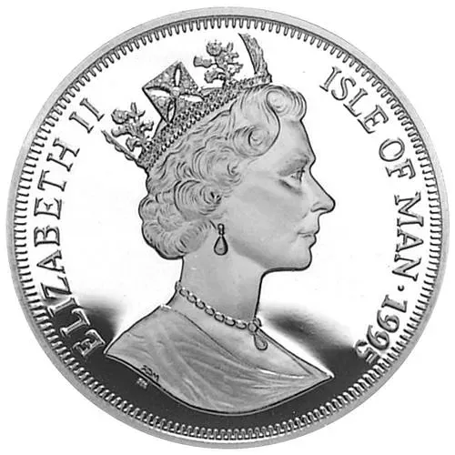 1 крона 1995, Авиация Второй Мировой войны - Messerschmitt Me-262 [Остров Мэн]