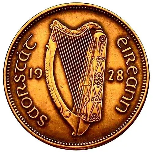 ½ Penny 1928-1937 [Ireland]
