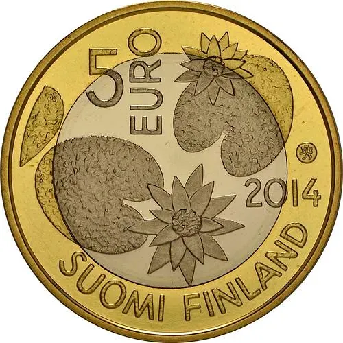 5 евро 2014, Северная природа - Вода [Финляндия]
