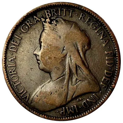 ½ пенни 1895-1901 [Великобритания]