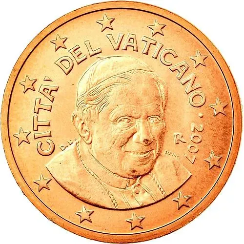 5 евроцентов 2006-2013 [Ватикан]
