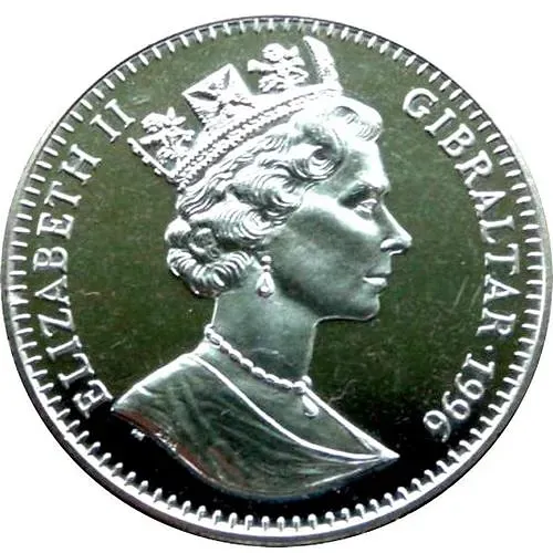 1 крона 1996, Розы [Гибралтар]