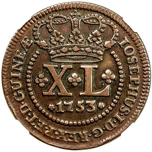 40 Reis 1753-1757 [Angola]