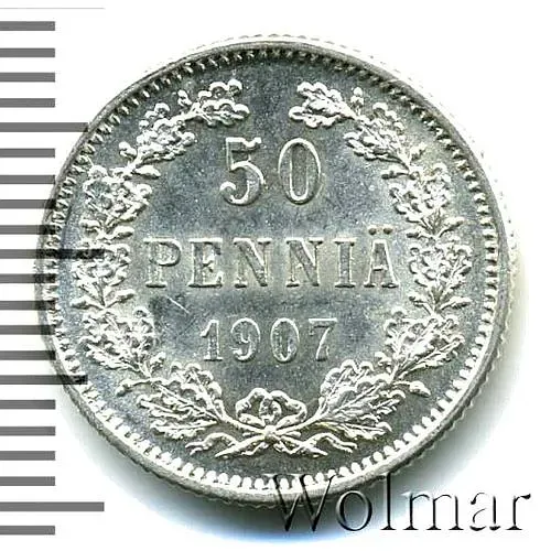 50 пенни 1907, L