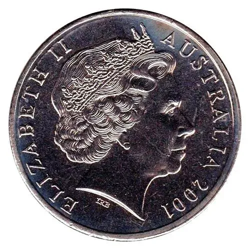 20 центов 2001, северные территории [Австралия]