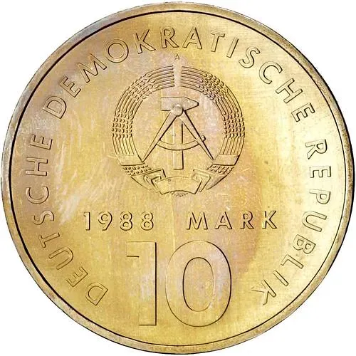 10 марок 1988, бегуны [Германия / ГДР]