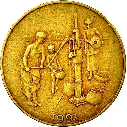 10 франков 1991 [Западная Африка (BCEAO)]