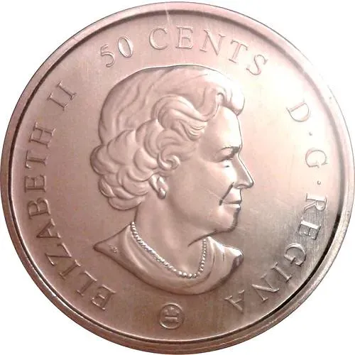 50 центов 2009, 100 лет Монреаль Канадиенс (1912-1913) [Канада]