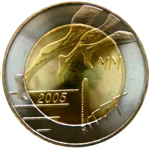 5 евро 2005, X чемпионат мира по лёгкой атлетике [Финляндия]