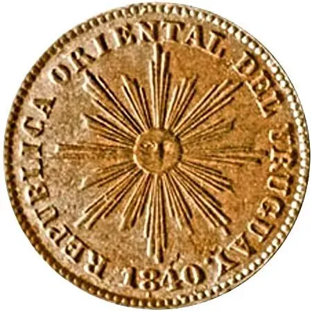 5 сентимо 1840-1854 [Уругвай]