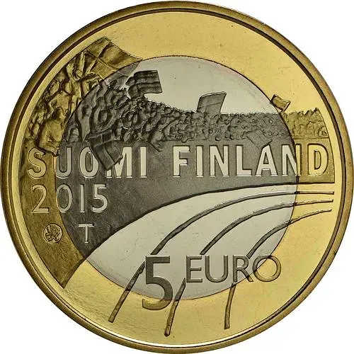 5 евро 2015, Спорт - Фигурное катание [Финляндия]