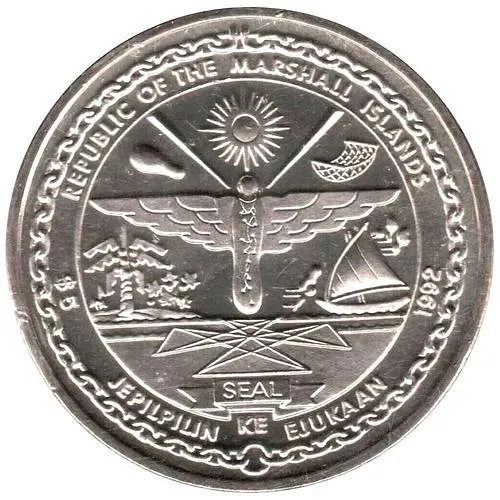 5 долларов 1992, Военные герои - Герои битвы за Мидуэй [Маршалловы Острова]