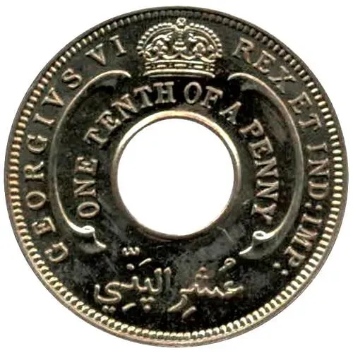 1/10 Penny 1942 [British West Africa]