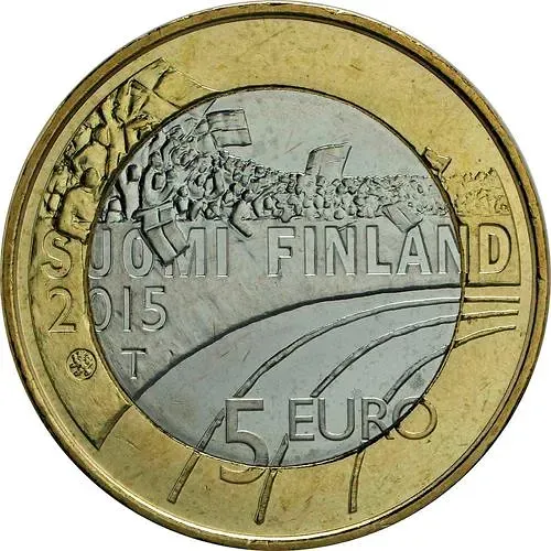 5 евро 2015, Спорт - Волейбол [Финляндия]