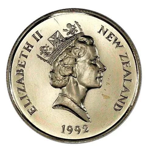 5 центов 1992 [Новая Зеландия]