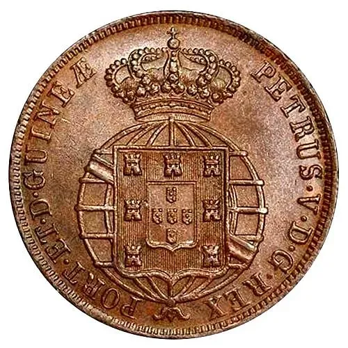 ½ Macuta 1858-1860 [Angola]
