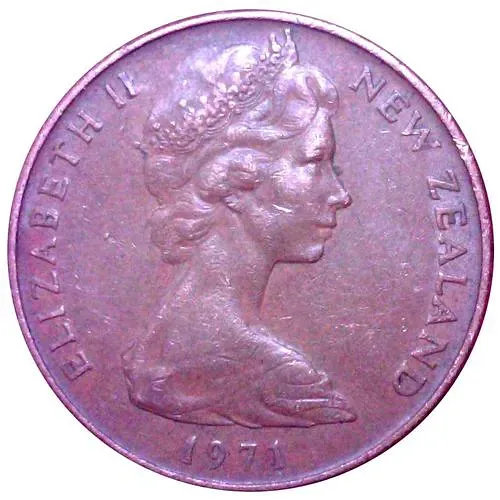 2 цента 1971 [Новая Зеландия]