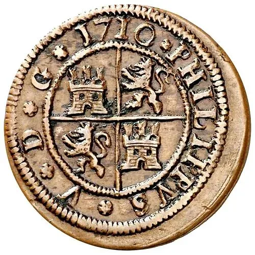 4 Maravedis 1710 [Spain]