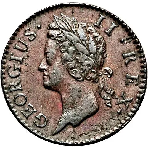 ½ Penny 1741-1753 [Ireland]