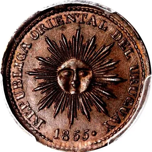 5 сентимо 1855 [Уругвай]