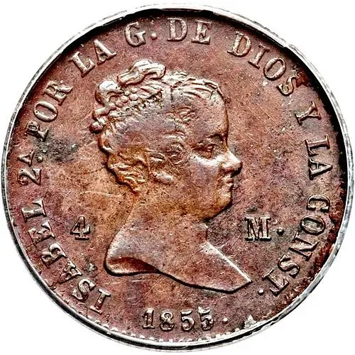 4 мараведи 1837-1855 [Испания]