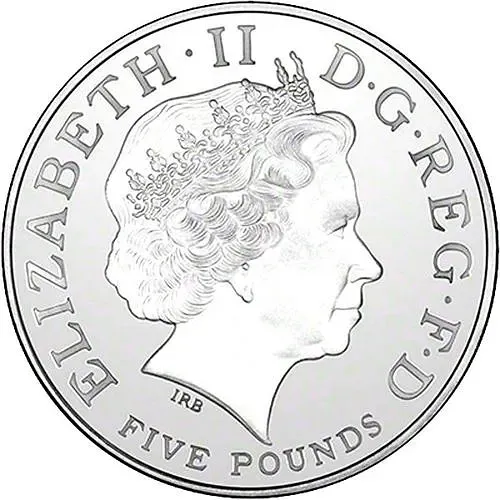 5 фунтов 2013, Крещение Принца Джорджа Кембриджского [Великобритания]