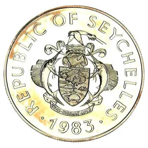 25 рупий 1983, ФАО - Всемирная конференция по рыбному хозяйству [Сейшельские Острова]