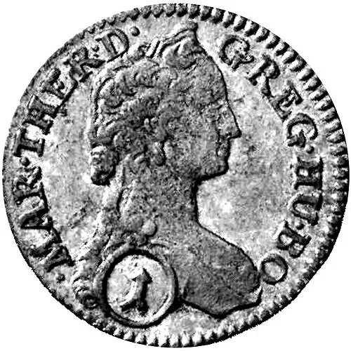 1 крейцер 1742-1743 [Австрия]