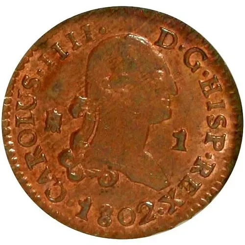 1 мараведи 1788-1802 [Испания]