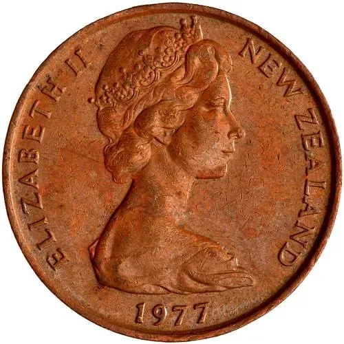 2 цента 1977 [Новая Зеландия]