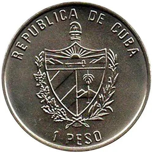 1 песо 1992, 500 лет открытию Америки. Присутствие Африки в Америке [Куба]