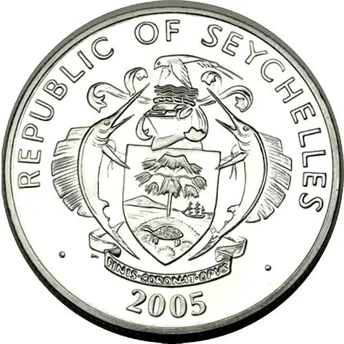 5 рупий 2005, Папа Римский Бенедикт XVI [Сейшельские Острова]