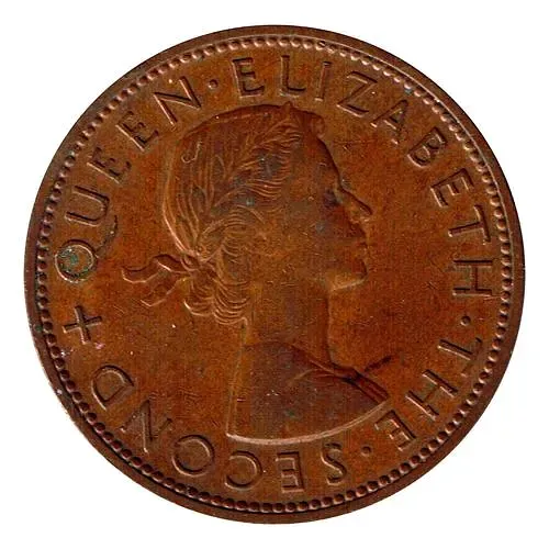 1 пенни 1957 [Новая Зеландия]