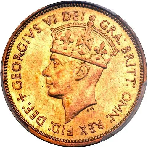 1 шиллинг 1951, KN, знак монетного двора: "KN" - Кингз Нортон Металл, Бирмингем [Британская Западная Африка]