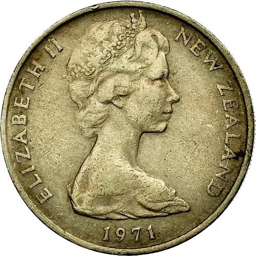 10 центов 1971 [Новая Зеландия]