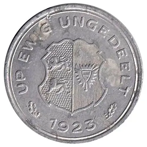 10 Marks 1923, Aluminum, 3.4 g [Poland]