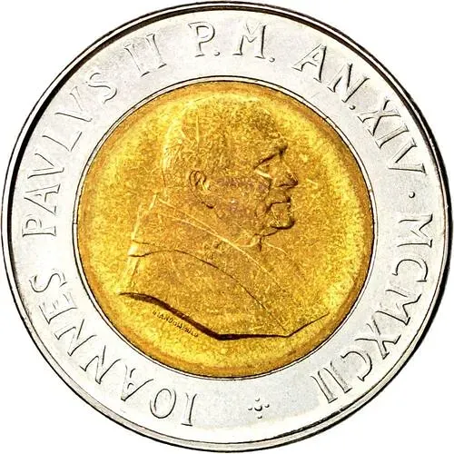 500 лир 1992 [Ватикан]