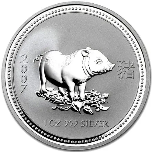 1 доллар 2007, год свиньи [Австралия]