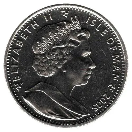 1 крона 2005, 200 лет Трафальгарскому сражению - Похороны Лорда Нельсона [Остров Мэн]