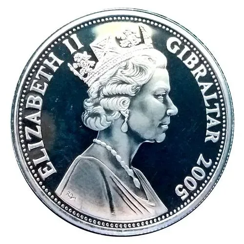 1 крона 2005, Королевский год - Церемония открытия парламента [Гибралтар]