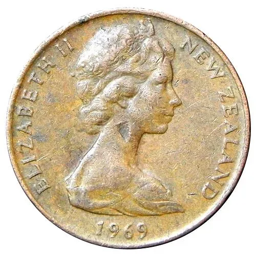 2 цента 1969 [Новая Зеландия]