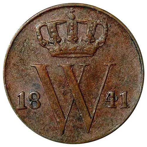 ½ цента 1841-1847 [Нидерланды]